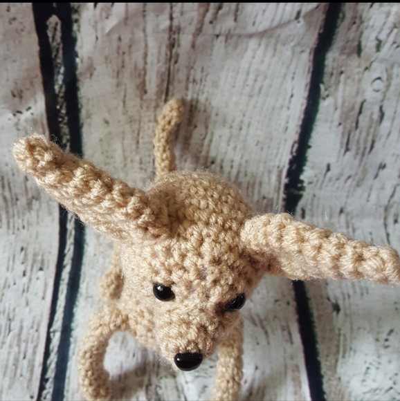 Crochet Beige Chihuahua Amigurumi - Picture 4 of 6